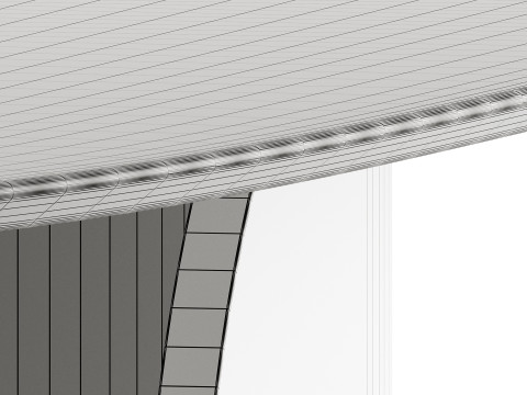 DUNA Dining Table by Capital Collection 3D Model