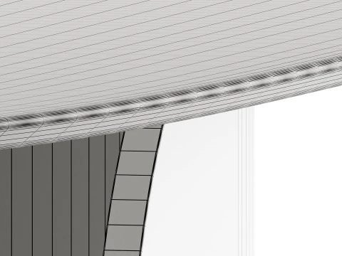 DUNA Dining Table by Capital Collection 3D Model