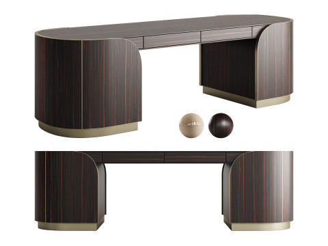 DUNA Plus Writing Desk by Capital Collection 3D Модель