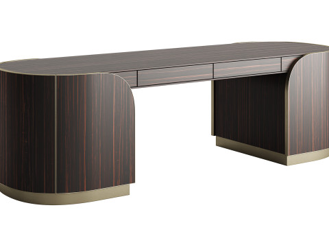 DUNA Plus Writing Desk by Capital Collection Modelo 3D
