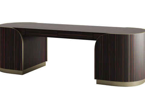 DUNA Plus Writing Desk by Capital Collection Modelo 3D