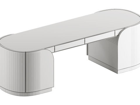 DUNA Plus Writing Desk by Capital Collection Modelo 3D