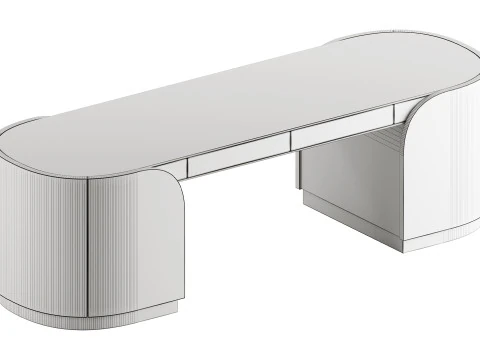 DUNA Plus Writing Desk by Capital Collection 3D Model