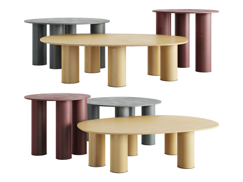 HYPPO Coffee Tables by S-CAB 3D Model