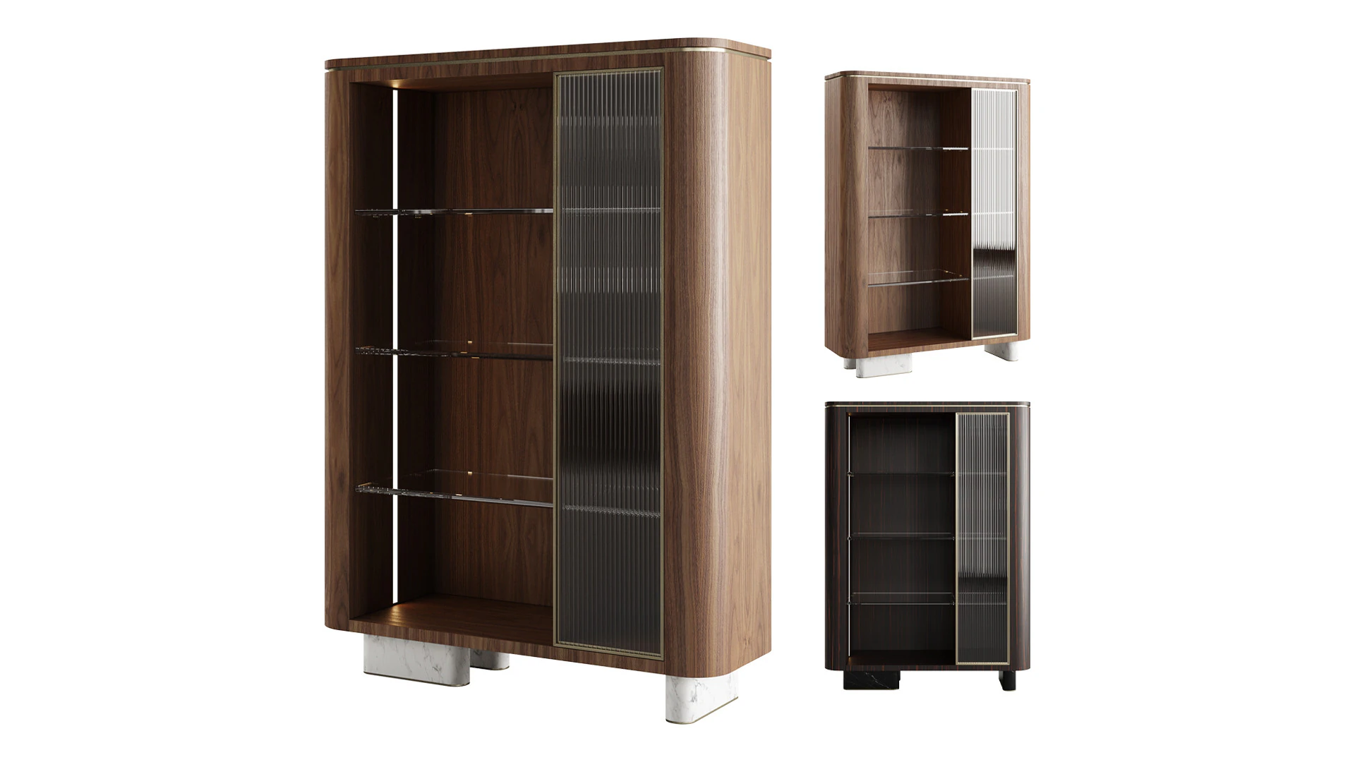 Aurelia Cabinet by Capital Collection 3D Model .c4d .max .obj .3ds .fbx .stl .blend 