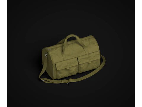 Travel Duffel Bag 3D Model