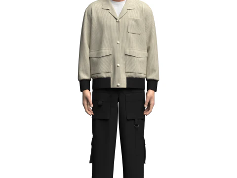 Male Outfit 3D Model