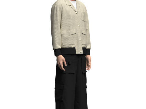 Male Outfit 3Dモデル