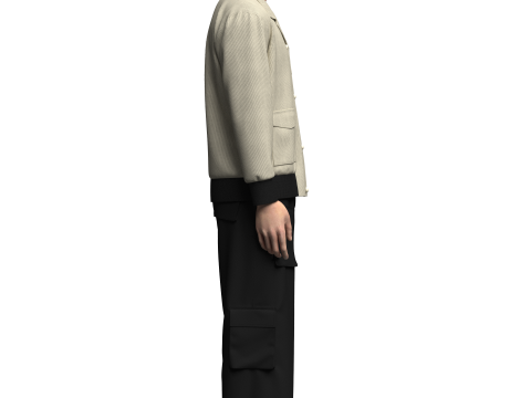 Male Outfit 3Dモデル