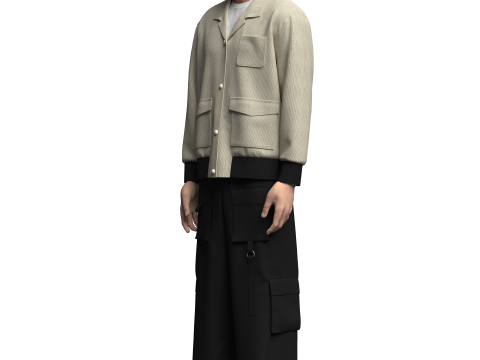 Male Outfit 3Dモデル