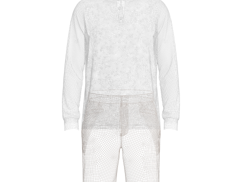 Jersey and Shorts Outfit Model 3D
