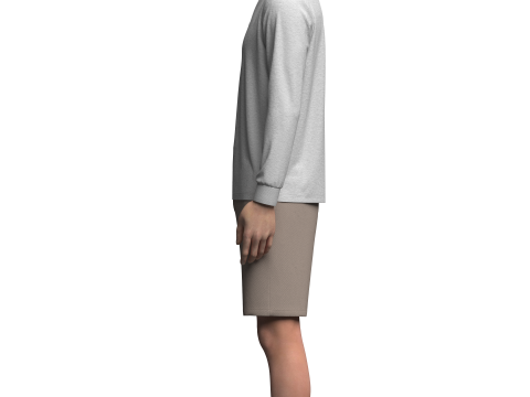 Jersey and Shorts Outfit Model 3D