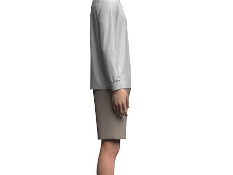 Jersey and Shorts Outfit Model 3D