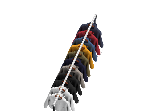 Hoodie On Steel Rack Modelo 3D