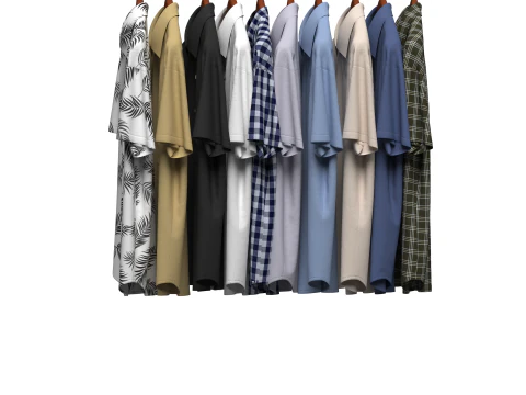 Shirt On Steel Hanger 3D Model