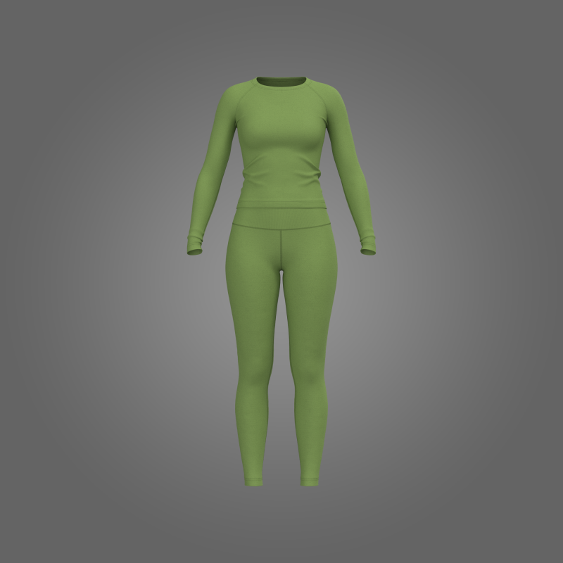 Female Active Wear Modello 3D .c4d .max .obj .3ds .fbx .stl .blend