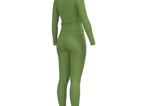 Female Active Wear 3D Model