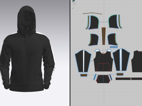 Male Tracksuit 3D 模型
