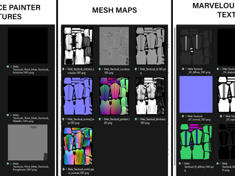 Male Tracksuit 3D 模型