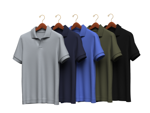 Polo On Hanger 3D Model