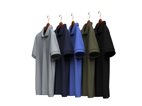 Polo On Hanger 3D Model