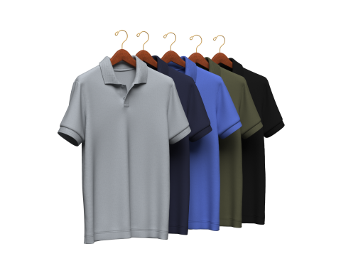 Polo On Hanger 3D Model