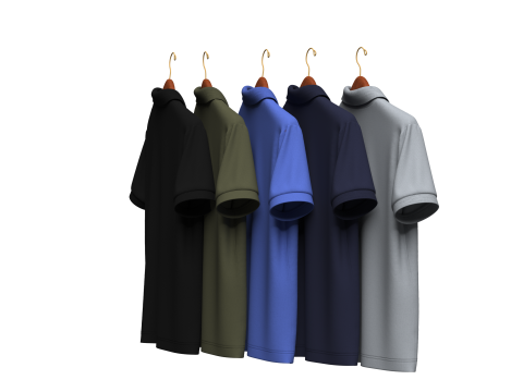 Polo On Hanger 3D Model