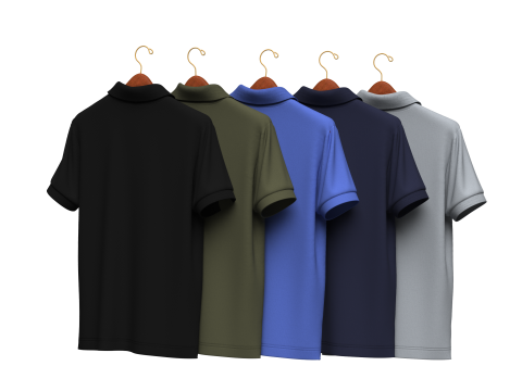 Polo On Hanger 3D Model