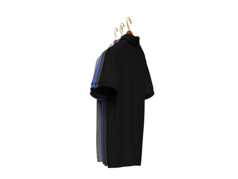 Polo On Hanger 3D Model