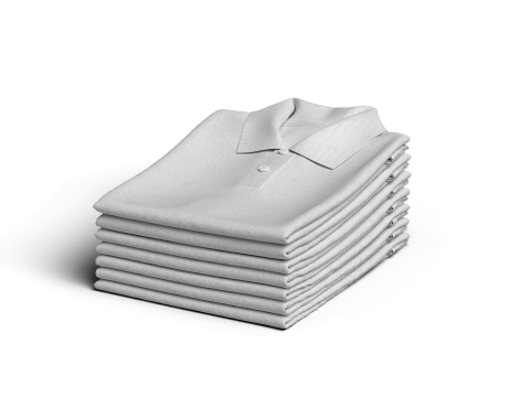 Folded 7 Pile Polo Modelo 3D