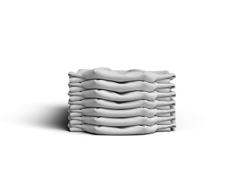 Folded 7 Pile Polo Modelo 3D