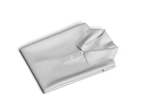 Folded polo Model 3D