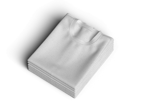 Folded 6 Pile T-Shirt Modelo 3D