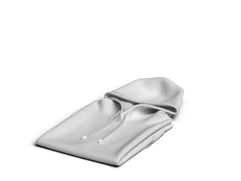 Folded hoodie 3D Model