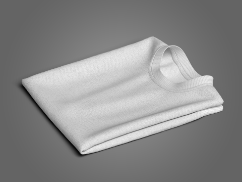 Folded Sweatshirt 3D Model