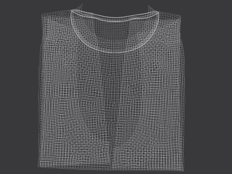 Folded Sweatshirt Model 3D