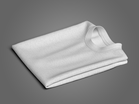 Folded Sweatshirt Model 3D
