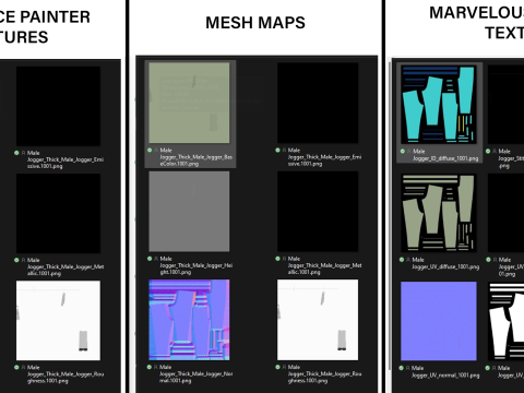 Male Jogger Modello 3D