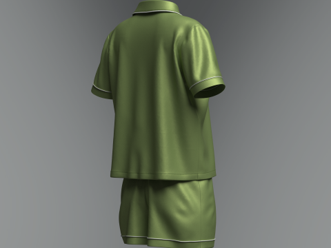 Female Night Dress 3D Модель