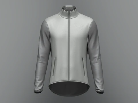 男性サイクリングジャケット 3Dモデル