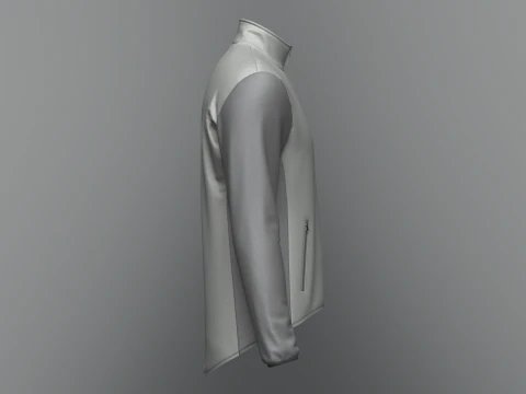 Male cycling jacket 3D Model