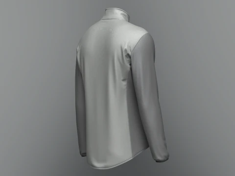 Male cycling jacket 3D Model
