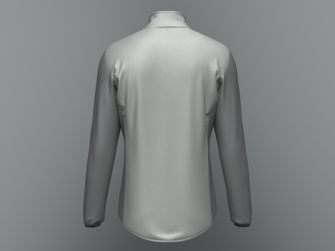 Male cycling jacket 3D Модель