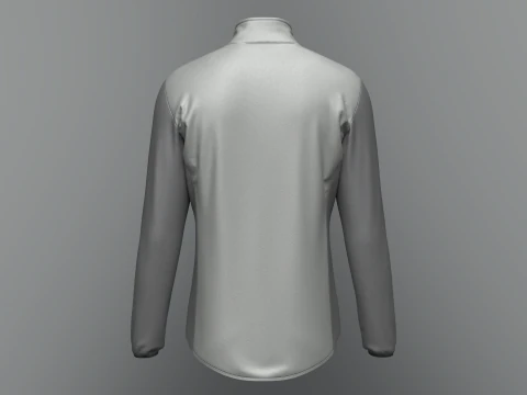 Male cycling jacket 3D Model