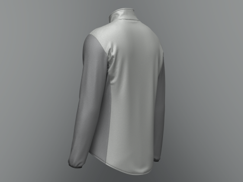 Male cycling jacket 3D Модель