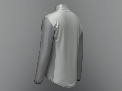Male cycling jacket 3D Model