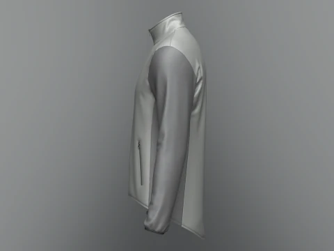 Male cycling jacket 3D Model