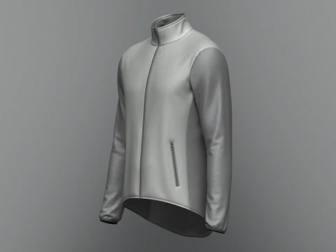 Male cycling jacket 3D Model