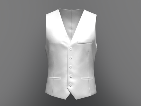 Male cycling jacket 3Dモデル