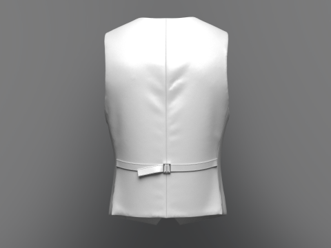 Male cycling jacket Model 3D
